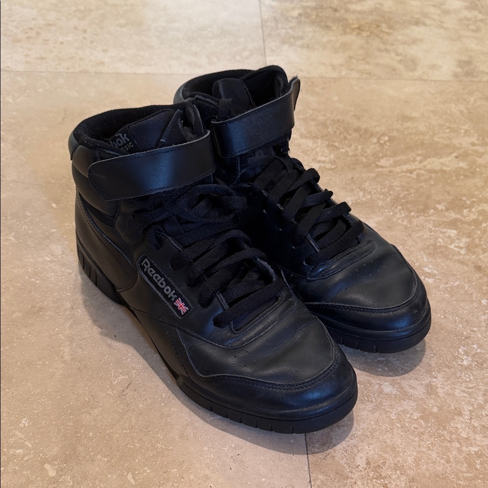 Reebok Black Athletic Sneakers